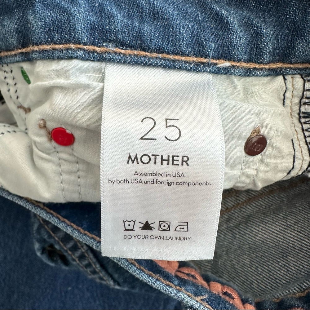 Snacks MOTHER Jeans Double Stack Ankle Cold Brew Tapered High Rise Size 25 - Picture 9 of 16
